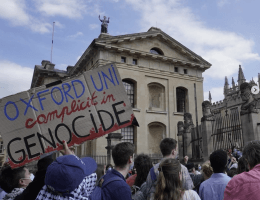 Oxford Action for Palestine Instagram